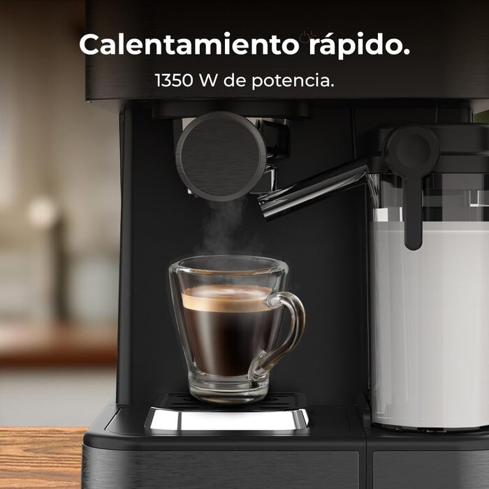 Еспресо-машина Cecotec Power Espresso 20: еспресо, капучіно, холодний кофе, 20 Bar, професійна якість