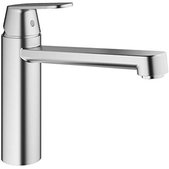 Змішувач кухонний GROHE Eurosmart Cosmopolitan 31180000: поворотний вилив 360°, економія води, Supersteel, хром