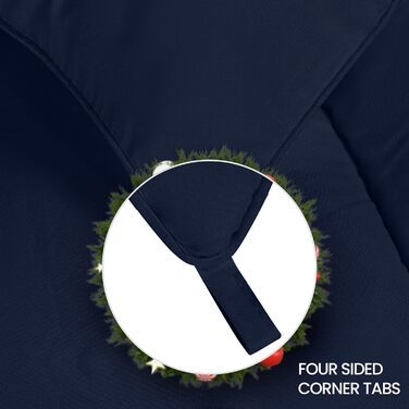 Ковдра Utopia Bedding - всесезонна, 370 GSM, дихаюча, стеганий, супер м'який, білий (200 x 220 см, морська хвиля)