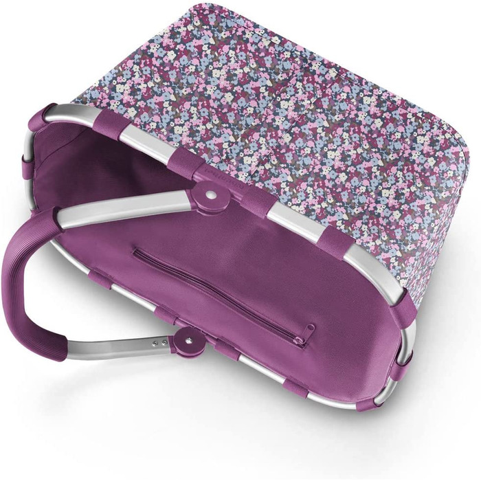 Reisenthel Carrybag Viola Mauve – Міцний кошик для покупок з великим об'ємом, водонепроникний, з внутрішньою кишенею, елегантний дизайн