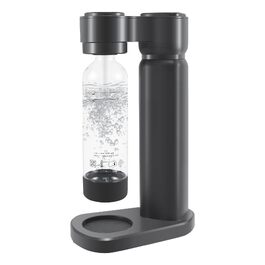 Сифон для газування води Sodastream (газвататор) з пляшкою 1 л, чорний, висота 40.3 см