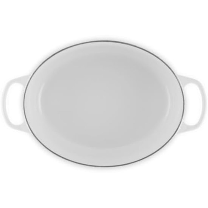 Овальний жаровий посуд Le Creuset 31 см із золотою ручкою