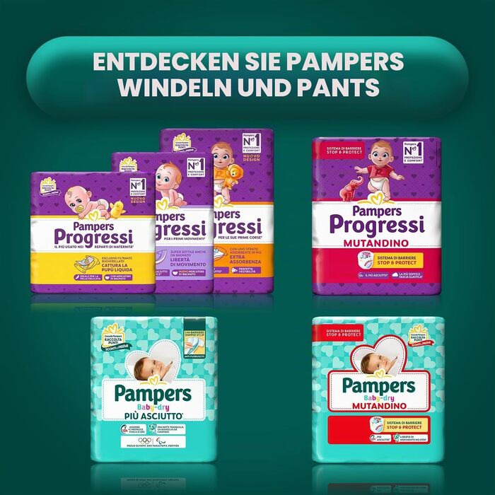 Підгузки Pampers Sonne und Mond, розмір 6 (15-30 кг), 78 шт