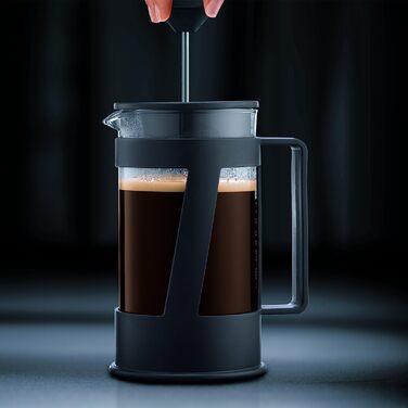 Френч-прес Bodum CREMA 0,35 л з нержавіючим фільтром, чорний