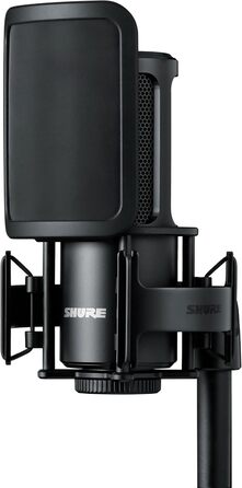 Студійний конденсаторний мікрофон Shure SM4 XLR для вокалу та інструментів, міцний металевий корпус, оптимізований для домашньої студії, готовий до мікшування аудіо