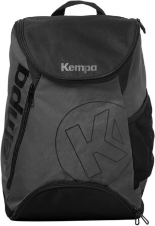 Рюкзак Kempa 50 л з відділенням для взуття, для гандболу, чоловіків, жінок і дітей, антрацит/чорний, для спорту в приміщенні та на вулиці