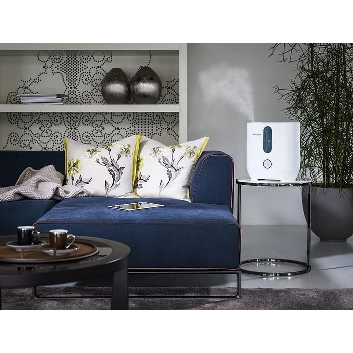 Ультразвуковий зволожувач повітря BONECO U300, 5 л, для кімнат до 50 м², з арома-функцією, авто-вимкненням, індикатором порожнього бака, фільтром, білий
