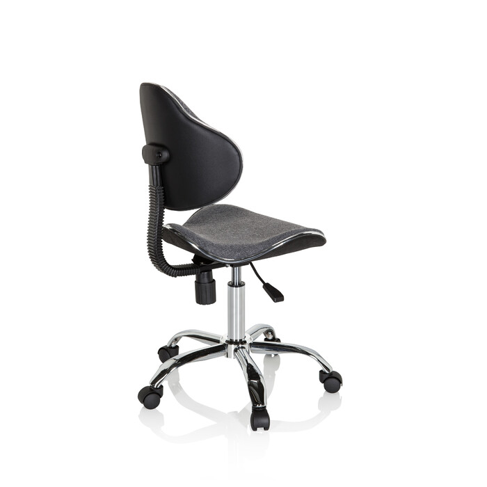Дитячий письмовий стілець / дитяче крісло KIDDY GTI-3 тканина сірий hjh OFFICE