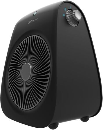 Електричний обігрівач Cecotec ReadyWarm Force: 2000W, термостат, 3 режими, до 20м² | Чорний