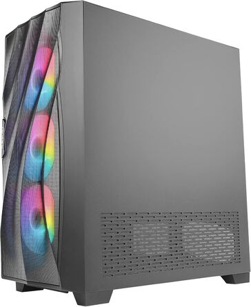 Ігровий корпус Antec DF700 Flux Midi Tower чорний, роздрібна версія, універсальний розмір