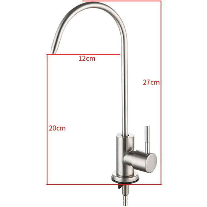 Кран для системи осмосу Osmose Wasserhahn 1/4