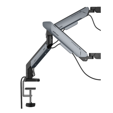 Настільне кріплення для двох моніторів Anda Seat Stealth PRO II Duo 17’’-42’’ Titanium
