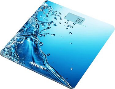 Ваги підлогові Mesko MS8156 з LCD, скляна платформа, до 150 кг, висока точність, автоматичне вимкнення