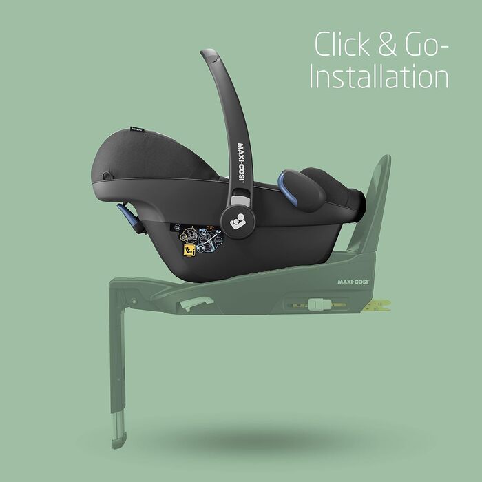 Автокрісло для новонароджених Maxi-Cosi Pebble Pro i-Size (0-12 місяців, 45-75 см), Essential Black