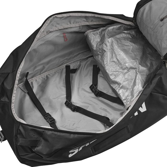 Універсальна дорожня сумка Salomon Duffel 70 л, чорна, зручний доступ