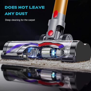 Насадка для пилососа ARyee, сумісна з Dyson V7/V8/V10/V11, для килимів