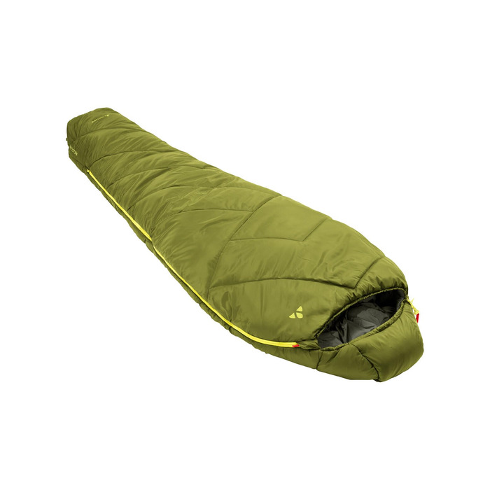 Трисезонний спальний мішок VAUDE Sioux 800 II (синій), синтетичний кокон для кемпінгу, діапазон температур 2°C – 8°C, 220x80 см