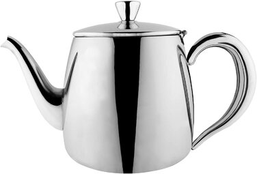 Чайник Café Olé PT-024 преміум, 18/10 нержавіюча сталь, 710 мл, антикрапельний, сріблястий