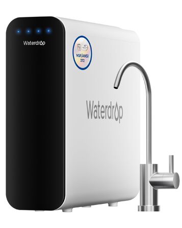 Фільтр для води Waterdrop TSU під мийку, 3-ступенева ультрафільтрація 0.01 мкм, з краном, без зливу, видаляє PFAS/PFOA