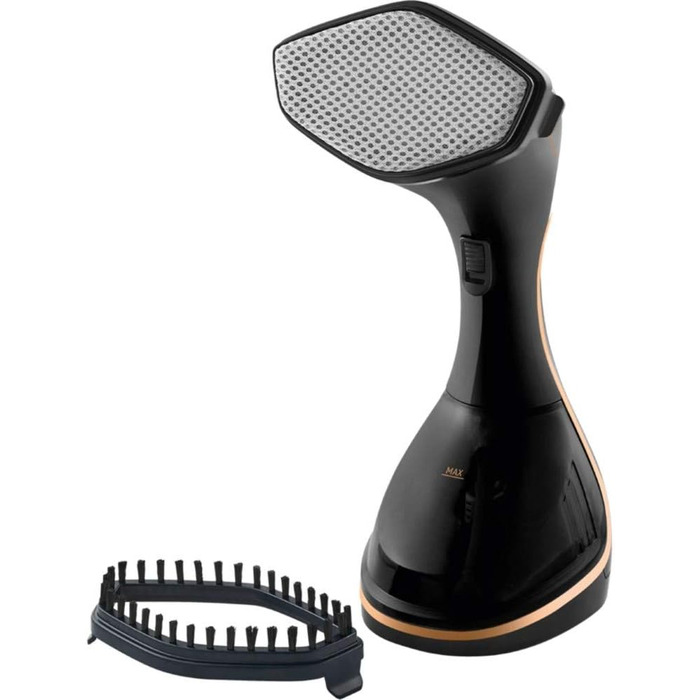 Парова щітка для одягу Grundig ST7950, чорна/мідна, Fashion Brush