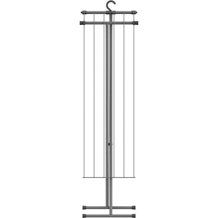 Сушарка для білизни Rörets Compact Space Grey, 90x32x83 см, 5,5 м, з гачком для зберігання, компактна, міцна, шведська якість