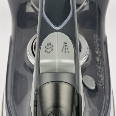 Праска Girmi ST63 з регулюванням температури, 2800 Вт, антинакип, 150 г/хв, 400 cc, сіра