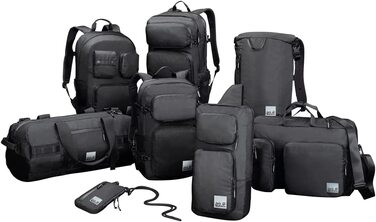 Сумка-дафл Jack Wolfskin Sydney Ultra чорна для подорожей