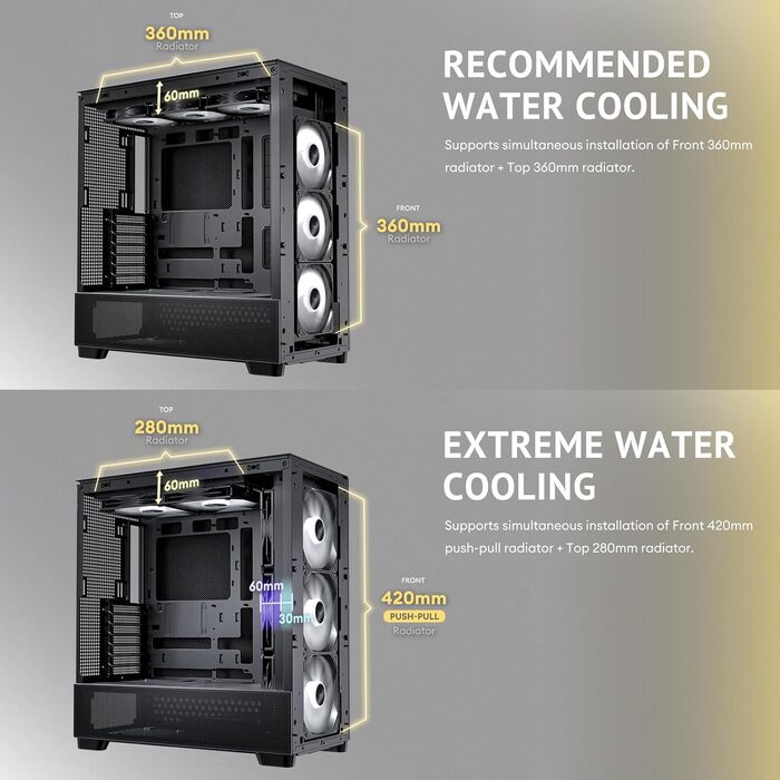 Корпус для ПК Antec GEH Flux SE Midi Tower чорний, для ігрових та офісних систем, вентиляція, роздрібна версія