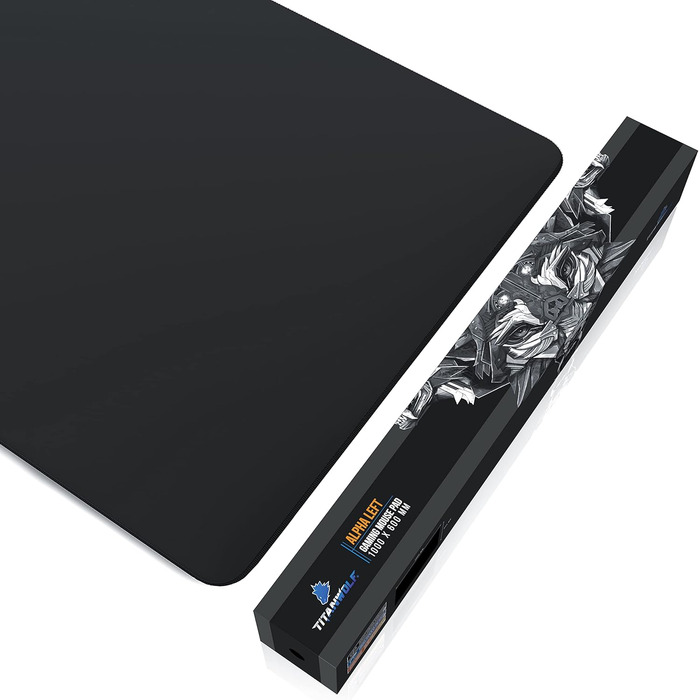 Килимок для миші TITANWOLF XXXL 1000x600mm - великий ігровий килимок з мотивами, покращена точність та швидкість