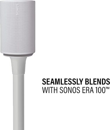 Стійки для колонок Sonos Era 100 Sanus WSSE12 (білі), фіксована висота - пара