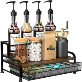 Сумка для капсул кави: органайзер для Dolce Gusto, Nespresso, Cafissimo з шухлядою на 35 капсул, чорний