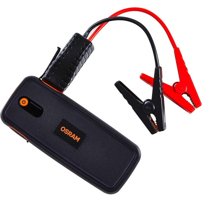 Osram BATTERYstart 400: Літієвий пусковий пристрій 2000A 12V з Powerbank для бензинових та дизельних двигунів (до 8L бензин, 4L дизель), 16800mAh