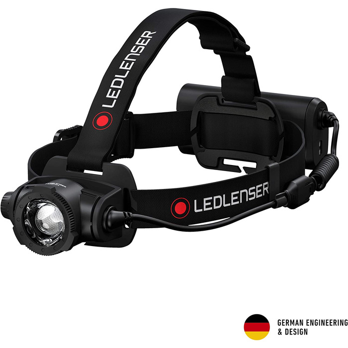 Налобний ліхтар Ledlenser H15R Core, 2500 люмен, LED, акумуляторний, IP67, фокусування, USB-зарядка