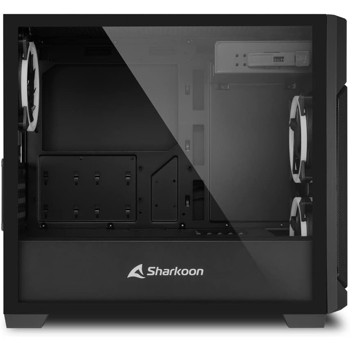 Корпус для ПК Sharkoon V1000 RGB mATX, ігровий з підсвічуванням