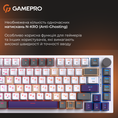 Механічна клавіатура GamePro Genesis Warden (MK160P)