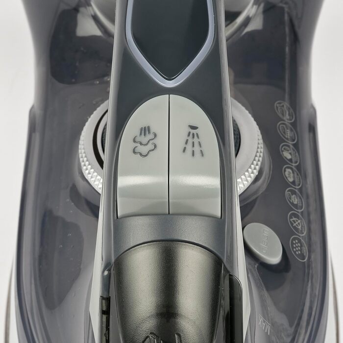 Праска Girmi ST63 з регулюванням температури, 2800 Вт, антинакип, 150 г/хв, 400 cc, сіра