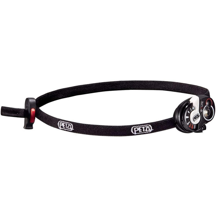 Ліхтар Petzl E+Lite E02 P3 чорний/червоний, аварійний налобний ліхтар