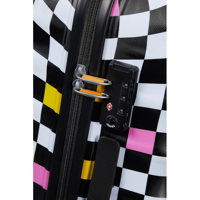 Валіза American Tourister Wavebreaker Disney Mickey Check 77 см, 96 л, багатокольорова, спінер