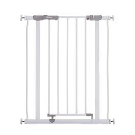 Захисні дитячі ворота Dreambaby AVA Slimline білі 61-68 см для дверей та сходів – з механізмом фіксації під тиском