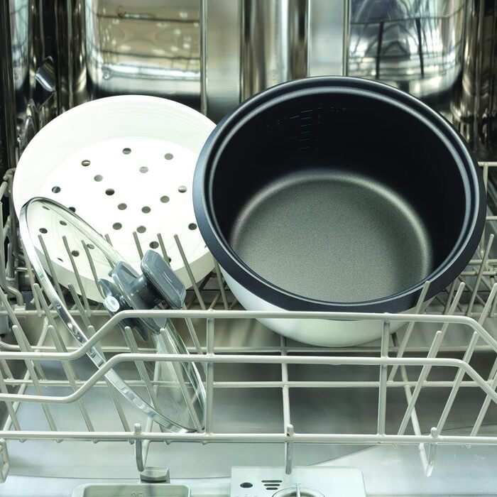 Рисварка електрична Russell Hobbs Mini 0.8л біла: для рису, кіноа, кускусу