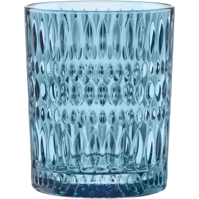 Набір келихів Nachtmann Vintage Blue 304 мл, 2 шт, кришталеві склянки для віскі, сині, етно-дизайн