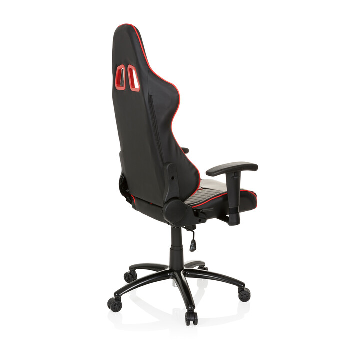 Ігрове крісло / Офісне крісло LEAGUE PRO Штучна шкіра Чорний / Червоний HJH OFFICE