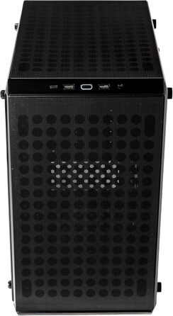 Корпус Cooler Master MasterBox Q300L V2 mATX Mini Tower з загартованим склом, 120 мм вентилятор, підтримка USB 3.2 Gen 2x2 Type-C, багатоваріантне охолодження