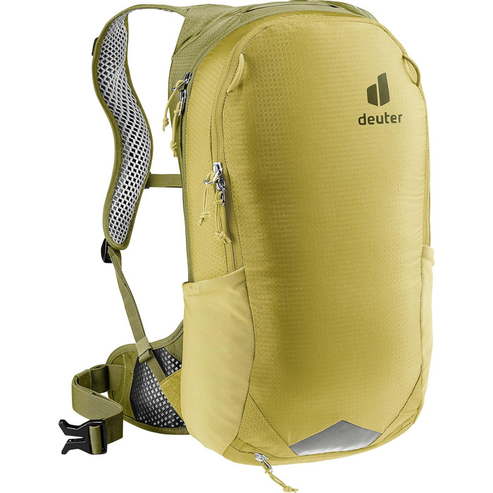 Велосипедний рюкзак Deuter Race Air 10 л, Linden-cactus, вентиляція спини