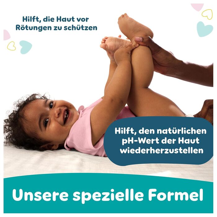 Дитячі вологі серветки Pampers Sensitive, без ароматизантів, для чутливої шкіри, 12 упаковок по 52 шт (загалом 624 шт)