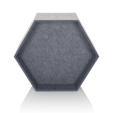 Акустичний роздільник / звукопоглинач FLEXMIUT STORE B 36x54,5*25, модульний PET, сірий, hjh OFFICE