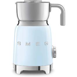 Молокозбивач SMEG MFF11PBEU 50's Style, пастельно-блакитний/чорний