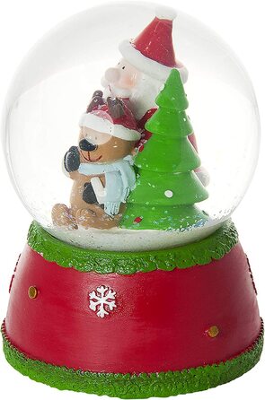 Снігова куля з батьком, музична шкатулка Mousehouse Gifts, новорічна декорація