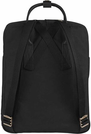 Рюкзак Fjällräven Kanken унісекс для туризму, чорний, 13x27x38 см
