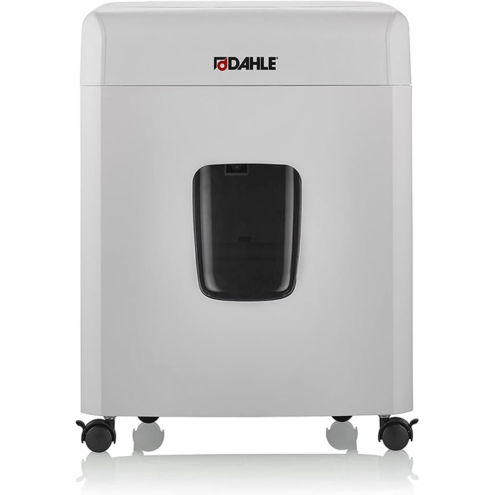 Шредер Dahle ShredMATIC 90 з автоподачею паперу (90 аркушів, P-4, шредер частинами, без масла та обслуговування, автоматичний втягувач) світло-сірий/сірий, рівень безпеки P4, 90 аркушів